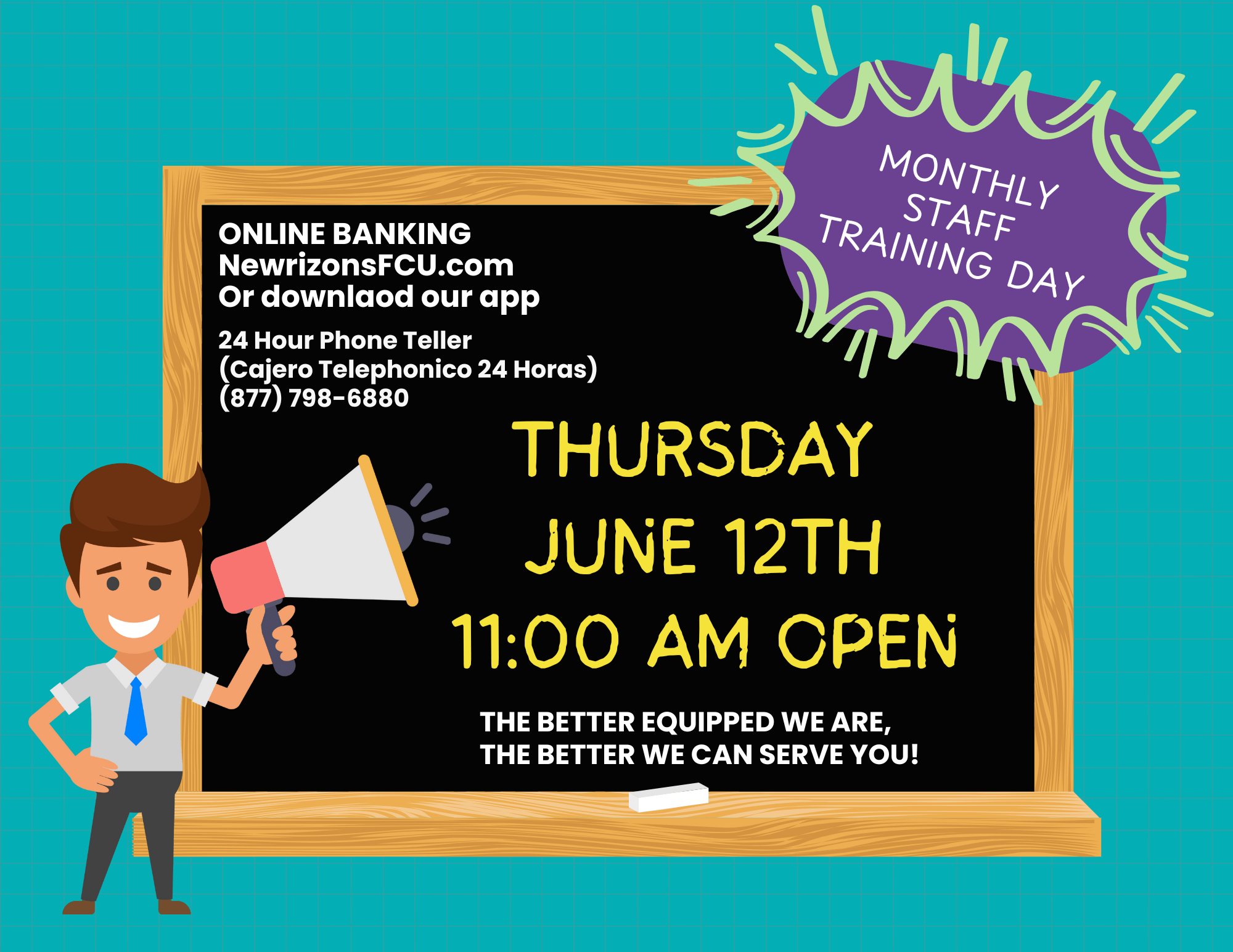 Thursday June 10th 11:00 AM Open